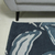 Hand-tufted wool area rug, 'Forest Green' - Dark Green and Ivory Abstract Hand Tufted Wool Area Rug (image 2b) thumbail