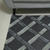 Hand-tufted wool area rug, 'Grey Delight' - Grey and Beige Diamond Hand Tufted Wool Area Rug (image 2b) thumbail