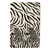 Hand-tufted wool area rug, 'Zebra Buddies' - Black and Ivory Two Zebras Hand Tufted Wool Area Rug (image 2a) thumbail