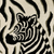 Hand-tufted wool area rug, 'Zebra Buddies' - Black and Ivory Two Zebras Hand Tufted Wool Area Rug (image 2d) thumbail