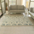 Wool area rug, 'Elite Beauty' (5x8) - Ivory Floral Hand Knotted Wool Rectangle Area Rug (5x8) thumbail