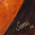 'Buddha At Peace' - Expressionist Painting of Buddha in Orange from India (image 2c) thumbail