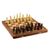 Wood chess set, 'Persian Grandeur' - Acacia and Kadam Wood Chess Set with Storage Inside (image 2a) thumbail