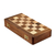 Wood chess set, 'Royal Delight' - Acacia and Kadam Wood Chess Set with Playing Pieces (image 2d) thumbail