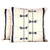Cotton cushion covers, 'Striking Minimalist' (pair) - 100% Cotton Blue and Ivory Minimalist Cushion Covers Pair