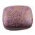 Papier mache decorative box, 'Lavender Mist' - Hand-Painted Purple and Metallic Gold Floral Decorative Box
