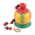 Ceramic bell, 'Exciting Sound' - Spiral Motif Ceramic Bell Decorative Accent from India (image 2a) thumbail
