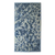 Hand-tufted wool area rug, 'Blue Majestic Garden' (5x8) - Blue and Grey Floral Wool Area Rug (5x8) from India (image 2a) thumbail