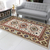 Hand-tufted wool area rug, 'Heritage and Style' (5x8) - Hand-Tufted Geometric Wool Area Rug (5x8) from India thumbail