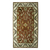 Hand-tufted wool area rug, 'Floral Persia' (5x8) - Brown and Ivory Floral Wool Area Rug (5x8) from India (image 2a) thumbail