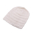 Cashmere hat, 'Ivory Waves' - Knit Cashmere Hat in Ivory from India