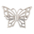Brosche aus Sterlingsilber, „Dainty Butterfly“ – Schmetterlingsbrosche aus Sterlingsilber, hergestellt in Indien