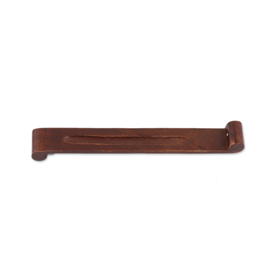 Natural Wood Incense Stick Holder from India