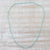 Quartz long beaded necklace, 'Serenade in Aqua' - Indian Sterling Silver and Quartz Beaded Necklace in Aqua (image 2) thumbail