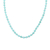 Quartz long beaded necklace, 'Serenade in Aqua' - Indian Sterling Silver and Quartz Beaded Necklace in Aqua (image 2c) thumbail