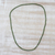 Quartz beaded necklace, 'Serenade in Dark Green' - Indian Quartz and Silver Beaded Necklace in Dark Green (image 2) thumbail