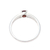 Garnet solitaire ring, 'Fiery Solitaire' - Natural Garnet Solitaire Ring from India (image 2e) thumbail