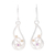 Citrine and amethyst dangle earrings, 'Glamorous Cocoon' - Citrine and Amethyst Sterling Silver Dangle Earrings
