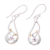 Citrine and amethyst dangle earrings, 'Glamorous Cocoon' - Citrine and Amethyst Sterling Silver Dangle Earrings