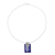 Collar colgante de lapislázuli y citrino, 'Royal Talisman' - Collar colgante real de lapislázuli y plata de ley