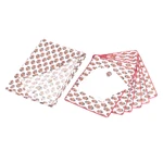 Cotton table linen set, 'Floral Bliss' (set for 6) - Rayon Embroidered Floral Cotton Table Linen Set from India