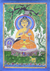 Madhubani painting, 'Enlightened' - Madhubani Painting of Buddha from India