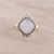 Rainbow moonstone cocktail ring, 'Cloud Queen' - Square Rainbow Moonstone and Sterling Silver Cocktail Ring (image 2b) thumbail