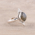 Labradorite cocktail ring, 'Brilliant Mesa' - Rounded Square Labradorite and Sterling Silver Cocktail Ring (image 2) thumbail
