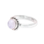Rainbow moonstone cocktail ring, 'Moon Vision' - Rainbow Moonstone and Twisted Sterling Silver Cocktail Ring (image 2d) thumbail