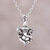 Sterling silver pendant necklace, 'Proud Ganesha' - Sterling Silver Ganesha Pendant Necklace from India (image 2) thumbail