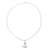 Sterling silver pendant necklace, 'Graceful Swing' - Elegant Sterling Silver Pendant Necklace from India