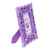 Wood photo frame, 'Purple Bliss' (4x6) - Lilac Purple Shabby Chic Mango Wood Photo Frame 4x6 Inch (image 2c) thumbail
