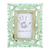 Wood photo frame, 'Majestic Leafy Vines' (4x6) - Green Hand-Carved Rustic Leafy Vine 4x6 Photo Frame (image 2a) thumbail