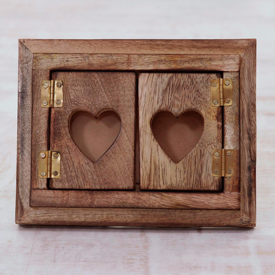 Wood photo frame, Doors of Love (4x6)