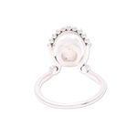 Rainbow moonstone cocktail ring, 'Morning Rainbow' - Handmade Rainbow Moonstone Cocktail Ring from India