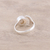 Cultured pearl wrap ring, 'Gleaming Crescent' - Cultured Pearl Crescent Wrap Ring from India