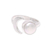 Cultured pearl wrap ring, 'Gleaming Crescent' - Cultured Pearl Crescent Wrap Ring from India