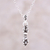 Sterling silver pendant necklace, 'Powerful Talisman' - Sterling Silver Talisman Pendant Necklace from India