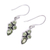 Peridot dangle earrings, 'Sparkling Forest' - Green Peridot Dangle Earrings Crafted in India
