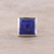 Lapis lazuli ring, 'Might' - Modern Lapis Lazuli Ring Crafted in India (image 2b) thumbail