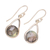 Gold plated labradorite dangle earrings, 'Fantastic Cradles' - Gold Plated Labradorite Dangle Earrings from India (image 2c) thumbail