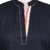 Cotton tunic, 'Indian Angles' - Cotton Tunic in Black with Geometric Accents from India (image 2d) thumbail