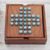 Wood 2-in-1 board game, 'Indoor Fun' - Wood and Glass 2-in-1 Board Game from India (image 2b) thumbail