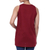 Cotton blouse, 'Burgundy Charm' - Glass Beaded Cotton Blouse in Burgundy from India (image 2c) thumbail