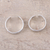 Sterling silver toe rings, 'Divine Minimalism' (pair) - Sterling Silver Adjustable Striped Pair of Toe Rings (image 2b) thumbail