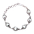 Prasiolite link bracelet, 'Verdant Mist' - India Handcrafted Prasiolite and Sterling Silver Bracelet thumbail