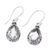 Prasiolite dangle earrings, 'Verdant Mist' - Prasiolite and Sterling Silver Dangle Earrings from India (image 2b) thumbail