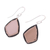 Smoky quartz dangle earrings, 'Faceted Drama' - Smoky Quartz and Sterling Silver Teardrop Dangle Earrings (image 2c) thumbail