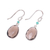 Smoky quartz and onyx dangle earrings, 'Mystic Pools' - Smoky Quartz and Onyx Dangle Earrings from India (image 2c) thumbail