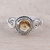 Citrine cocktail ring, 'Assam Allure' - Spiral Motif Citrine Cocktail Ring from India (image 2) thumbail